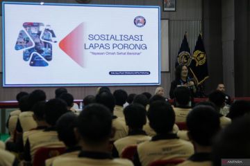 Sosialisasi penanggulangan narkoba di Lapas Kelas I Surabaya