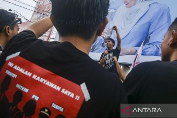 Massa aksi di Yogyakarta