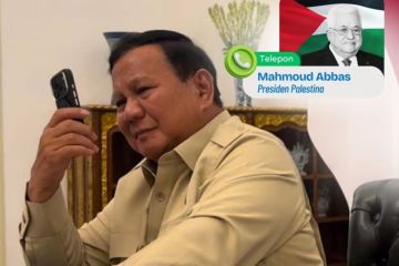 Prabowo dan Mahmoud Abbas bahas perkembangan terkini di Palestina