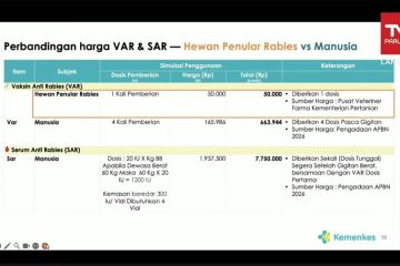 Kemenkes akan koordinasi perkuat vaksinasi rabies hewan penular