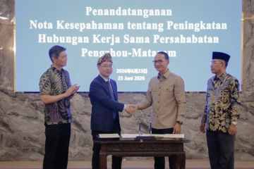 Penandatanganan MoU Pengzhou dan Mataram