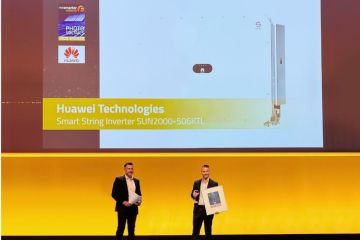 Inverter Smart String 506 kW Huawei Raih Smarter E AWARD di Ajang Intersolar Europe 2026