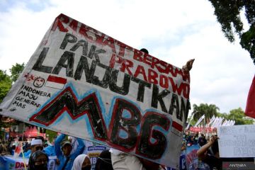 Apel akbar dan aksi damai dukung keberlanjutan MBG