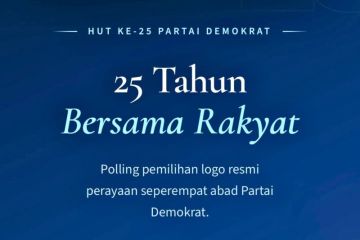 AHY ajak masyarakat tentukan logo HUT Ke-25 Partai Demokrat