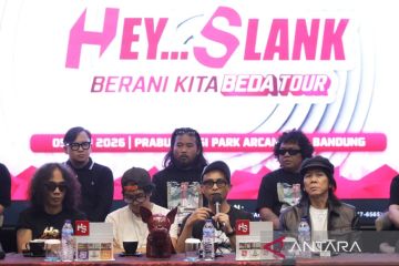 Slank konser di Bandung, nostalgia formasi 14 pacu ekonomi kreatif