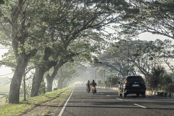 Fenomena haze selimuti Lombok NTB picu jarak pandang terbatas