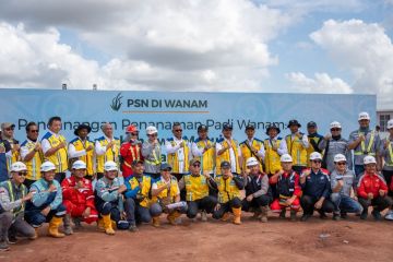 Penanaman Padi Dimulai di Wanam, Infrastruktur WIKA Dukung Tumbuhnya Sentra Pangan Baru di Papua Selatan