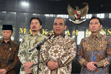 Amendemen UUD 1945 jadi salah satu bahasan pertemuan MPR dan MK