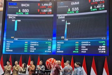 Pasar modal RI antarkan dua emiten himpun dana Rp517 miliar lewat IPO