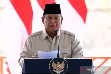 Prabowo sebut capaian pangan jadi tonggak menuju swasembada