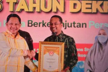 Mendagri apresiasi Pemprov Sulsel sukseskan HUT Dekranas