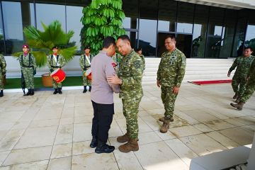 Perkuat soliditas, Kapolri dan jajaran silaturahmi dengan Panglima TNI