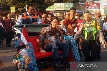 Kemenkeu salurkan bantuan Becak Kayuh Listrik Wisata di Yogyakarta
