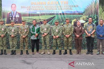 Lanud Iswahjudi panen tebu dukung program ketahanan pangan nasional