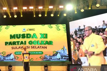 Ilham Arief Sirajuddin pimpin Golkar Sulsel secara aklamasi