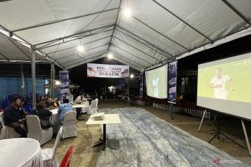 ANTARA dan warga Sebatik siapkan nobar final Piala Dunia di perbatasan