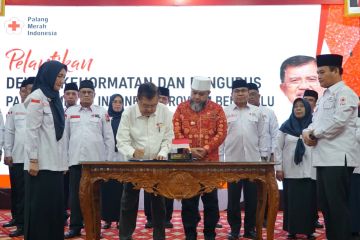 Jusuf Kalla minta PMI di daerah selalu hadir bantu warga atasi bencana