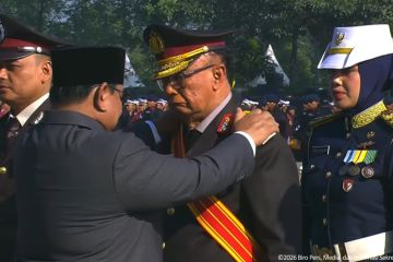Momentum eks ajudan Presiden Soekarno dianugerahi pangkat kehormatan