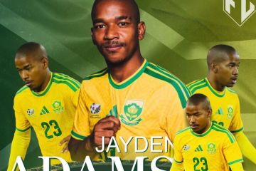 Gelandang timnas Afrika Selatan, Jayden Adams tutup usia pada 25 tahun