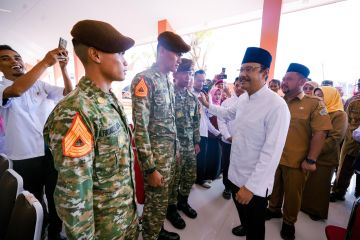 Gus Ipul tinjau Taruna Bhakti Nusantara di Sekolah Rakyat Gresik