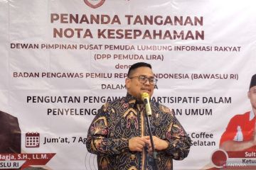 Bawaslu gandeng DPP LIRA siapkan 1.000 relawan pengawas Pemilu 2029