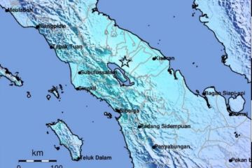 Gempa bumi di Sumatera Utara terasa hingga Pantai Barat Malaysia