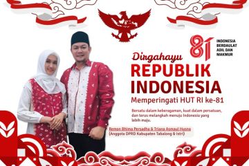 Ucapan HUT Ke-81 RI dari anggota DPRD Tabalong