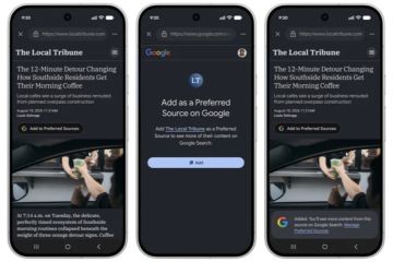 Pengguna Google bisa pilih sumber berita favorit untuk hasil pencarian