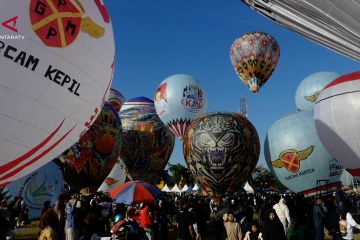 Festival balon udara Asta Cita hiasi langit Wonosobo