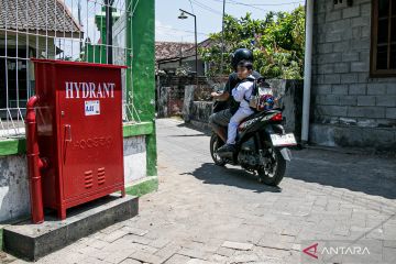 Hidran kering di pemukiman padat penduduk