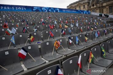 Begini suasana jelang pembukaan Olimpiade Paris 2024
