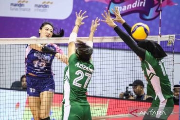 Jakarta Livin Mandiri kalahkan Yogya Falcons dengan skor 3-0