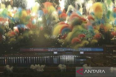 Upacara pembukaan The World Games 2025 di Chengdu