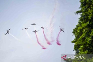 Gladi kotor Upacara Peringatan Detik-Detik Proklamasi Kemerdekaan RI