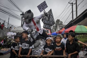Ogoh-ogoh semarakkan Parongpong Carnival Day