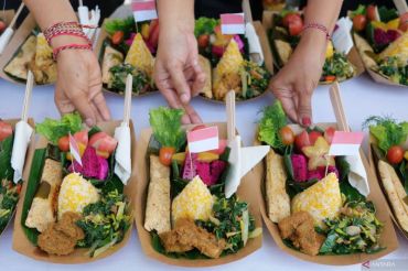 Festival menu bergizi dengan bahan pangan lokal