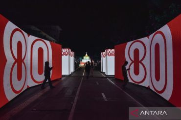 Jakarta Light Festival 2025, perayaan HUT Ke-80 RI di Kota Tua dengan Video Mapping spektakuler