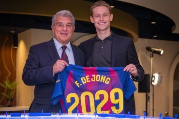 Barcelona istirahatkan Frenkie de Jong akibat cidera lutut