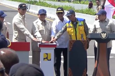 Presiden Prabowo resmikan Jembatan Kabanaran di Bantul