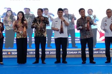 Menteri Hukum resmikan 8.563 posbankum di Jateng