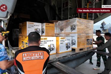 Presiden kerahkan Hercules dan Airbus kirimkan logistik ke Sumatera