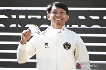 Rendy Sanjaya sumbang medali pertama Indonesia dalam SEA Games 2025 dari nomor downhill