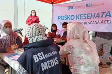 Update Bencana Aceh, BSI buka Posko kesehatan di Kuala Simpang