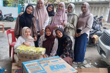 Santri Aceh Besar sisihkan uang jajan untuk bantuan bencana, sempat bingung menyalurkannya