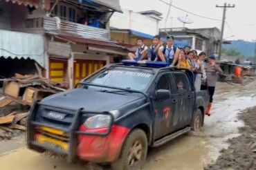 Rantis Brimob Polda Sumut jadi andalan anak bersekolah di Tapsel