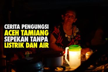 Cerita pengungsi Aceh Tamiang sepekan tanpa listrik dan air bersih