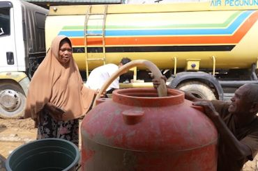 Pascabanjir, warga Aceh Tamiang mulai mendapatkan akses air bersih