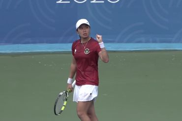 Indonesia samakan kedudukan di final tenis beregu putri Sea Games