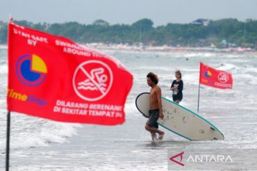BBMKG peringatkan gelombang hingga 2,5 meter di perairan Bali