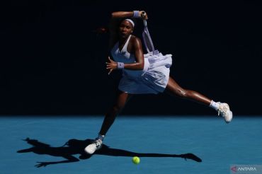 Aksi Coco Gauff di putaran kedua Australian Open